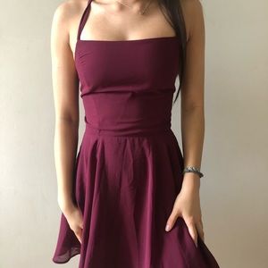 Halter Skater Dress